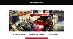 Desktop Screenshot of cleanmachinecarwashli.com